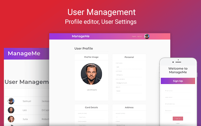 User management — Redux CRUD